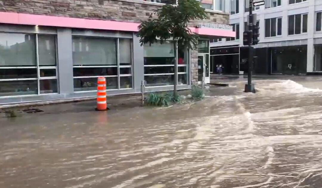 Inondation des bureaux de L’Itinéraire